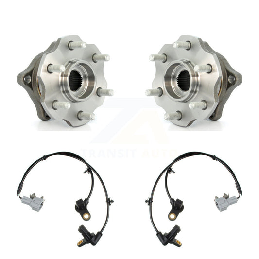 Wheel Hub Bearing And ABS Sensor Rear Kit For Nissan Pathfinder with Harness