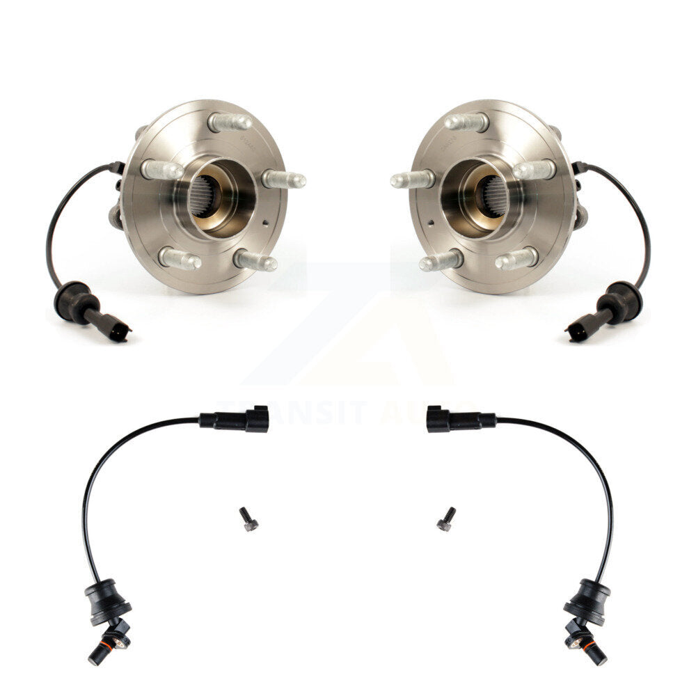 Wheel Hub Bearing & Extra ABS Sensor Rear Kit For Chevrolet Equinox GMC Terrain