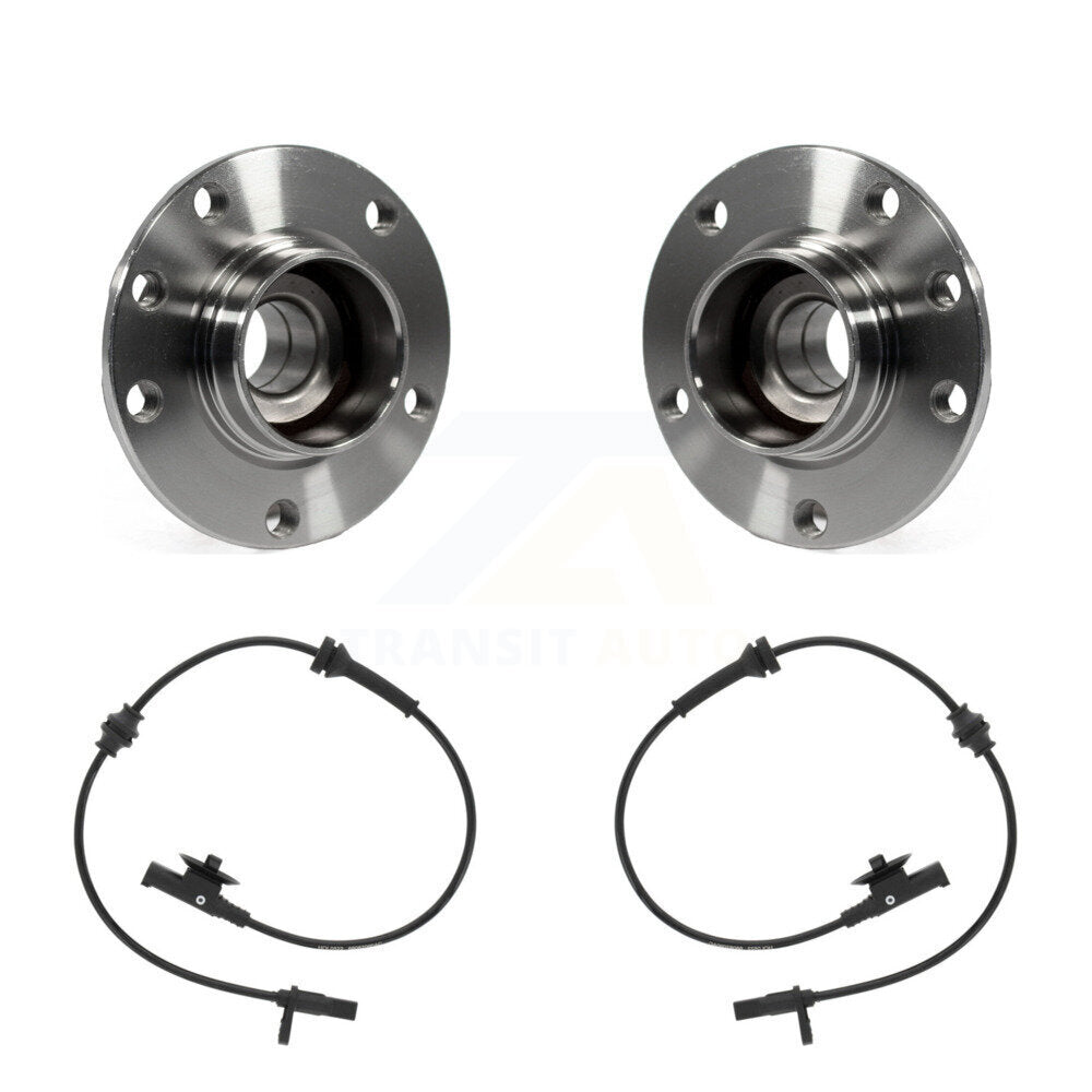 Wheel Hub Bearing And ABS Sensor Rear Kit For 2013-2015 Dodge Dart