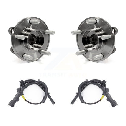 Wheel Hub Bearing And ABS Sensor Rear Kit For Ford Fusion Lincoln MKZ
