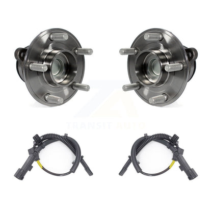 Wheel Hub Bearing And ABS Sensor Rear Kit For 2013 Ford Fusion Lincoln MKZ