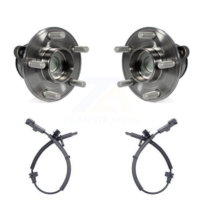 Wheel Hub Bearing And ABS Sensor Rear Kit For Ford Fusion Lincoln MKZ