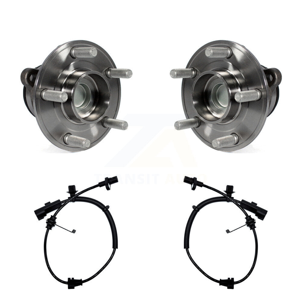 Wheel Hub Bearing And ABS Sensor Rear Kit For Ford Fusion Lincoln MKZ