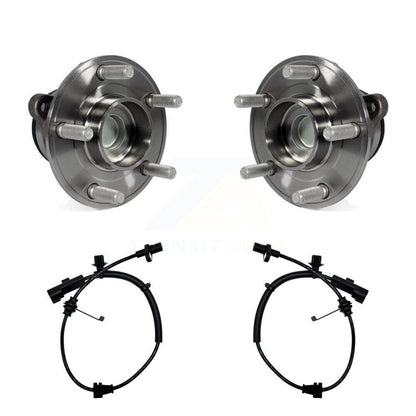 Wheel Hub Bearing And ABS Sensor Rear Kit For Ford Fusion Lincoln MKZ