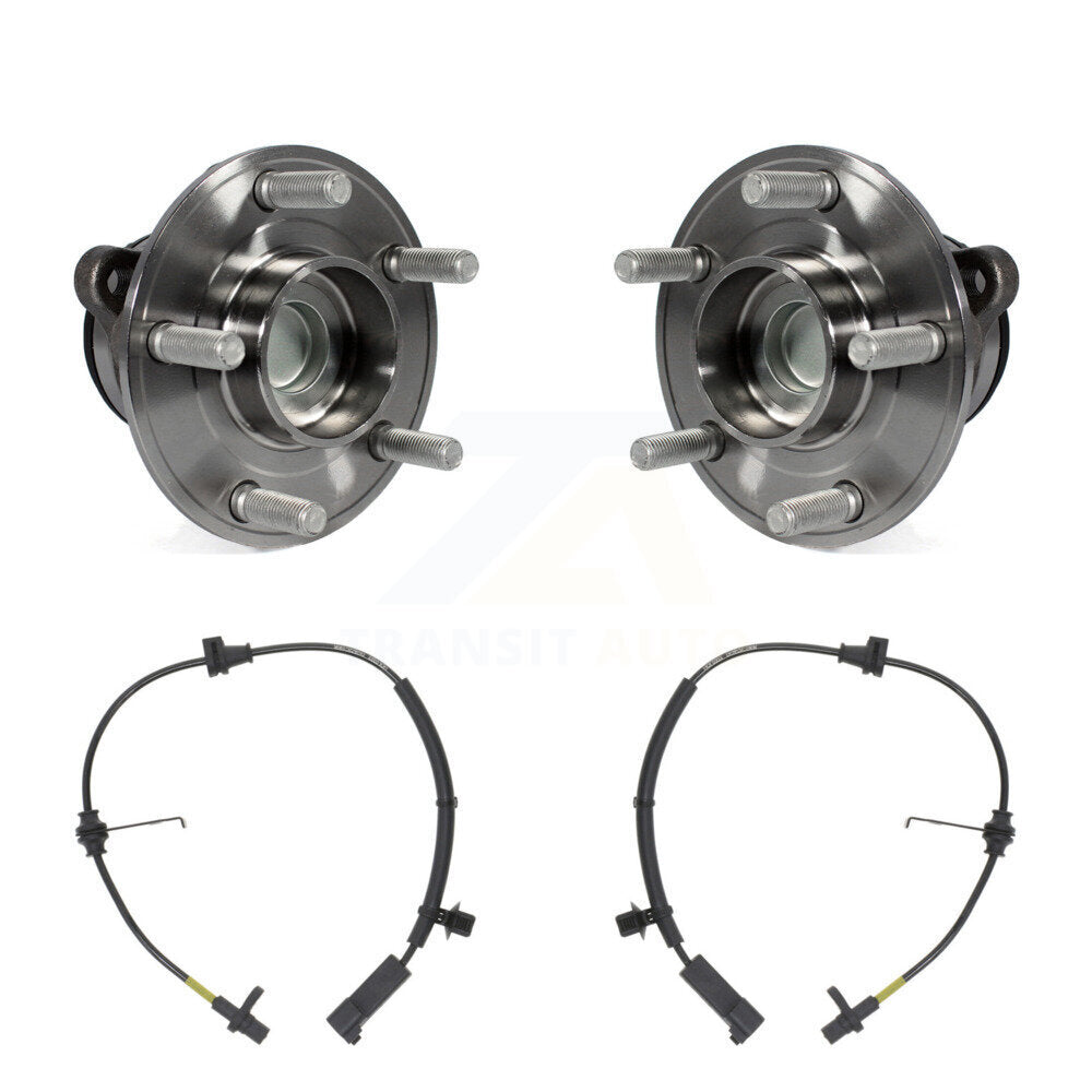 Wheel Hub Bearing And ABS Sensor Rear Kit For Ford Fusion Lincoln MKZ