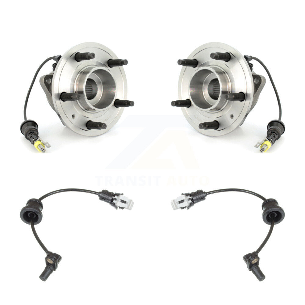 Wheel Hub Bearing & Extra Sensor Rear Kit For Chevrolet Equinox Pontiac Torrent