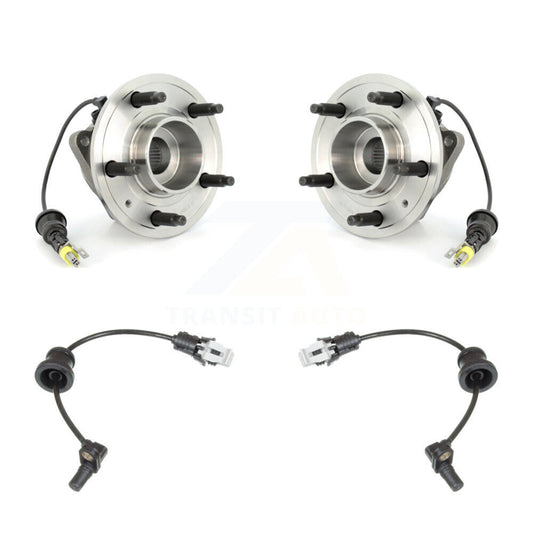 Wheel Hub Bearing & Extra Sensor Rear Kit For Chevrolet Equinox Pontiac Torrent