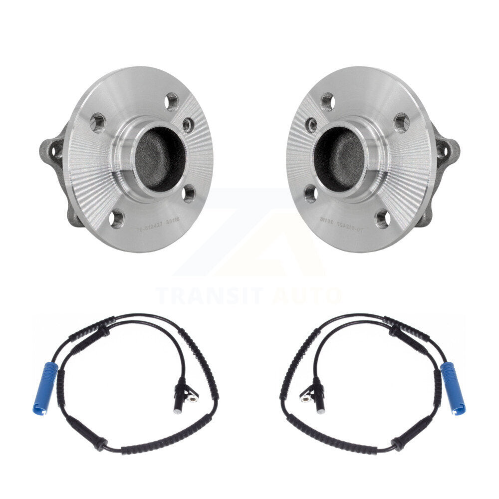 Wheel Hub Bearing & Sensor Rear Kit For 07-15 Mini Cooper 1.6L with 4-Wheel ABS