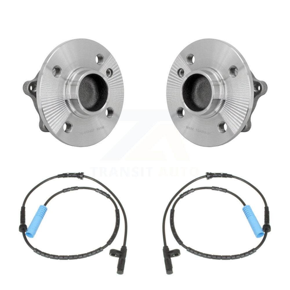 Wheel Hub Bearing & Sensor Rear Kit For 07-08 Mini Cooper 1.6L with 4-Wheel ABS