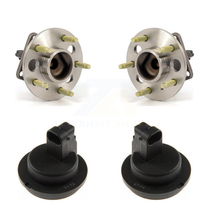 Wheel Hub Bearing And Extra ABS Sensor Rear Kit For Cadillac DTS