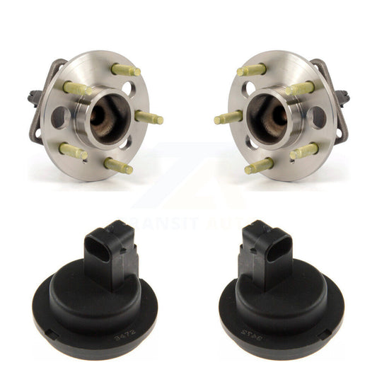 Wheel Hub Bearing And Extra ABS Sensor Rear Kit For Cadillac DTS