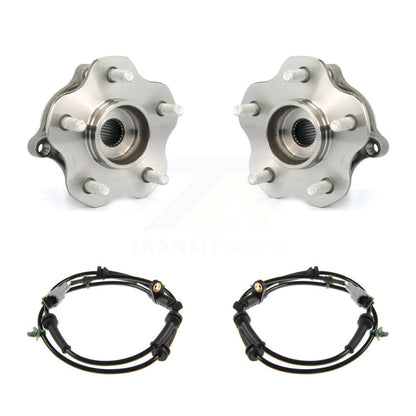 Wheel Hub Bearing And ABS Sensor Rear Kit For Nissan Rogue with Harness