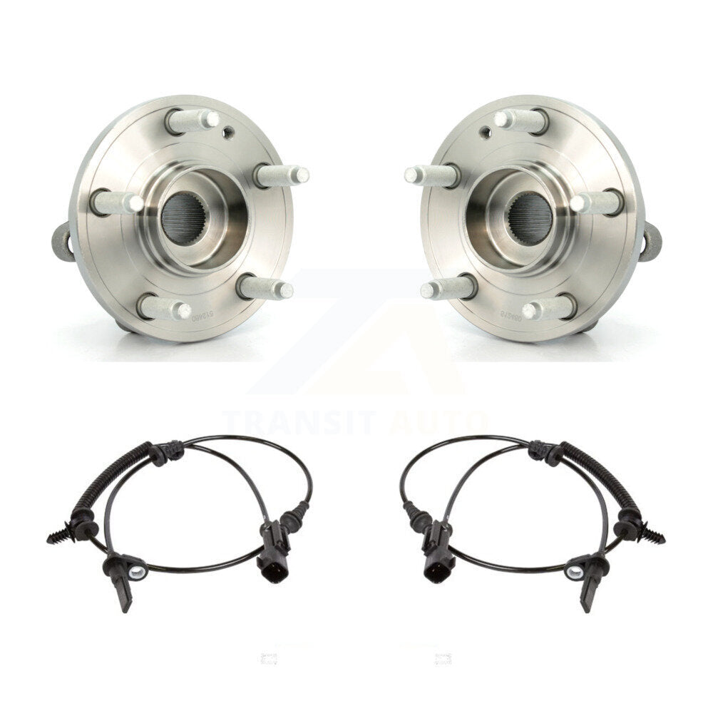Wheel Hub Bearing & Sensor Rear Kit For Ford Explorer Police Interceptor Utility
