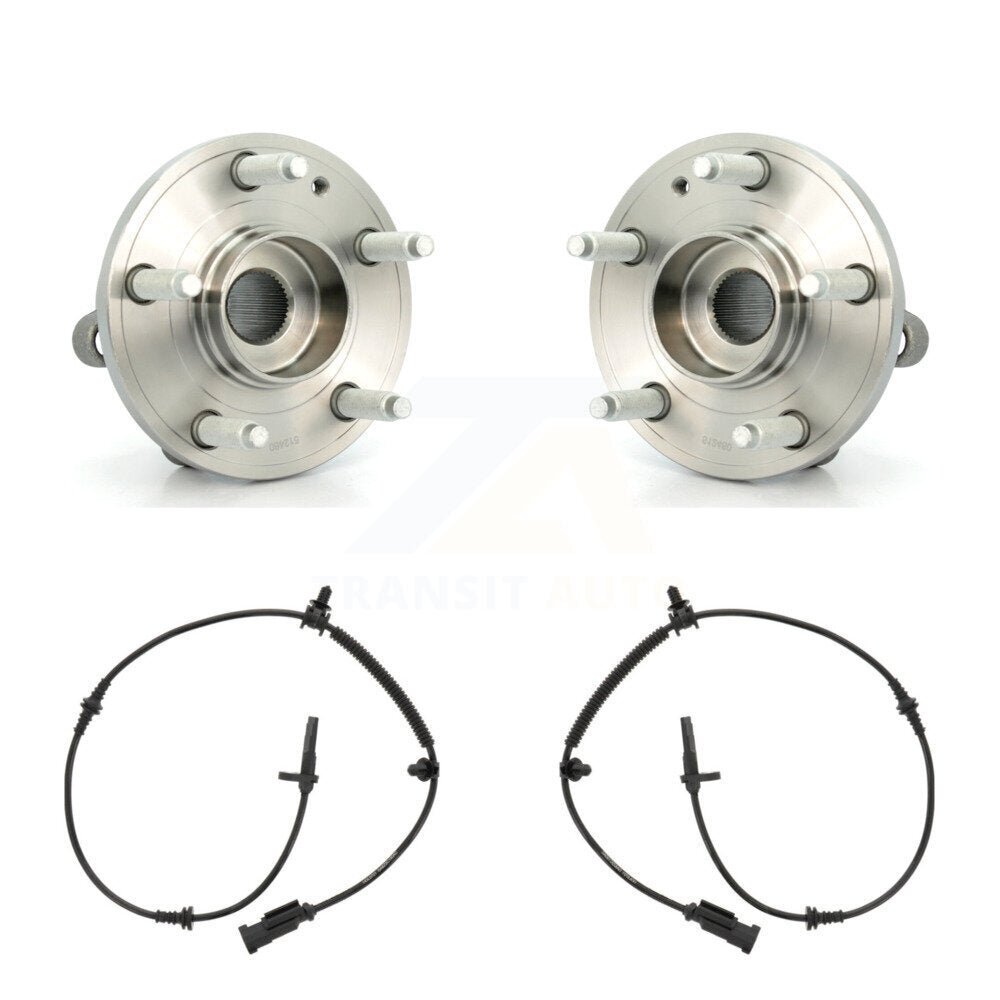 Wheel Hub Bearing & Sensor Rear Kit For Ford Explorer Police Interceptor Utility