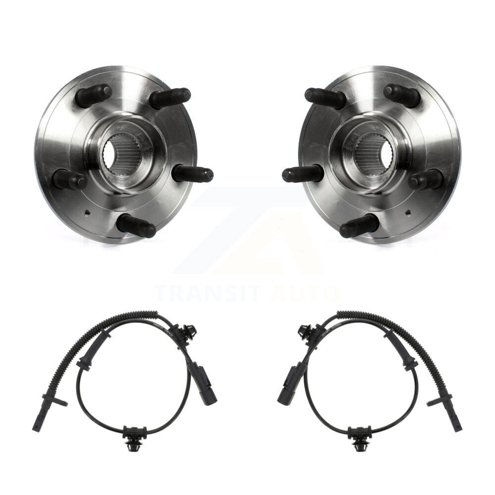 Wheel Hub Bearing & Sensor Rear Kit For 2012-2015 Chevrolet Camaro with Harness