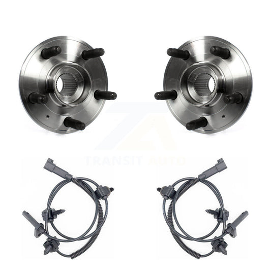 Wheel Hub Bearing And ABS Sensor Rear Kit For Cadillac CTS with Harness