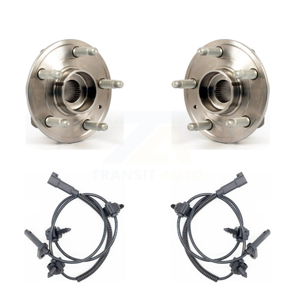 Wheel Hub Bearing And ABS Sensor Rear Kit For Cadillac CTS with Harness