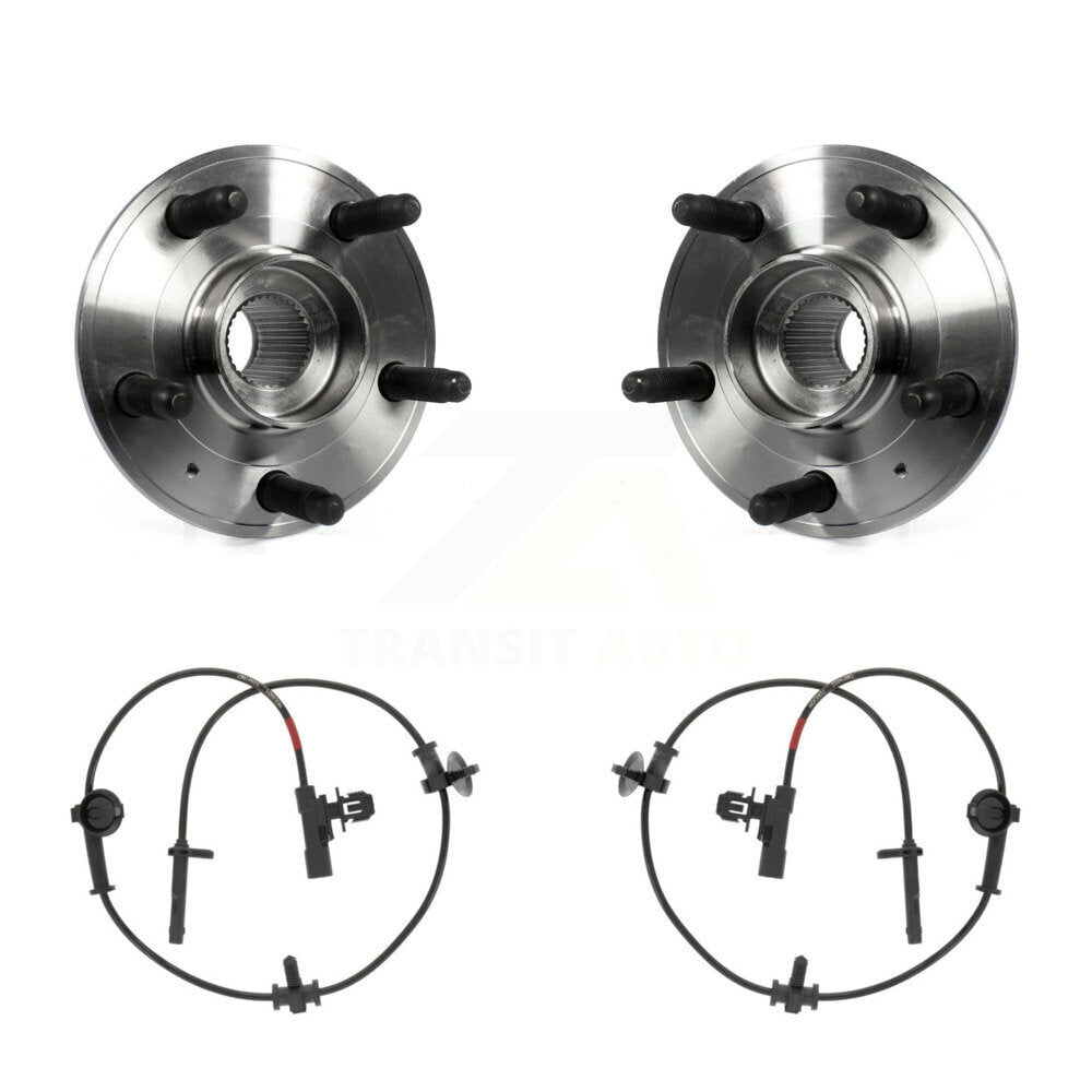 Wheel Hub Bearing And ABS Sensor Rear Kit For Cadillac CTS