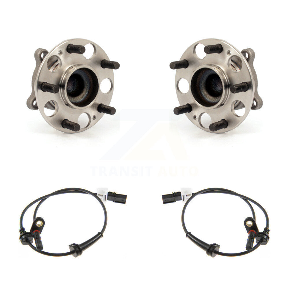 Wheel Hub Bearing And ABS Sensor Rear Kit For Honda Accord with Harness