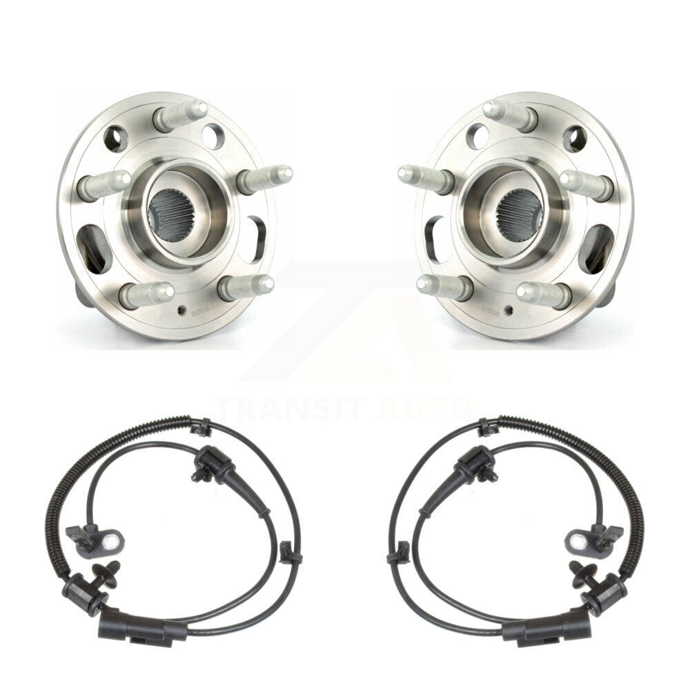 Wheel Hub Bearing & ABS Sensor Rear Kit For Buick LaCrosse Regal Saab 9-5 Allure
