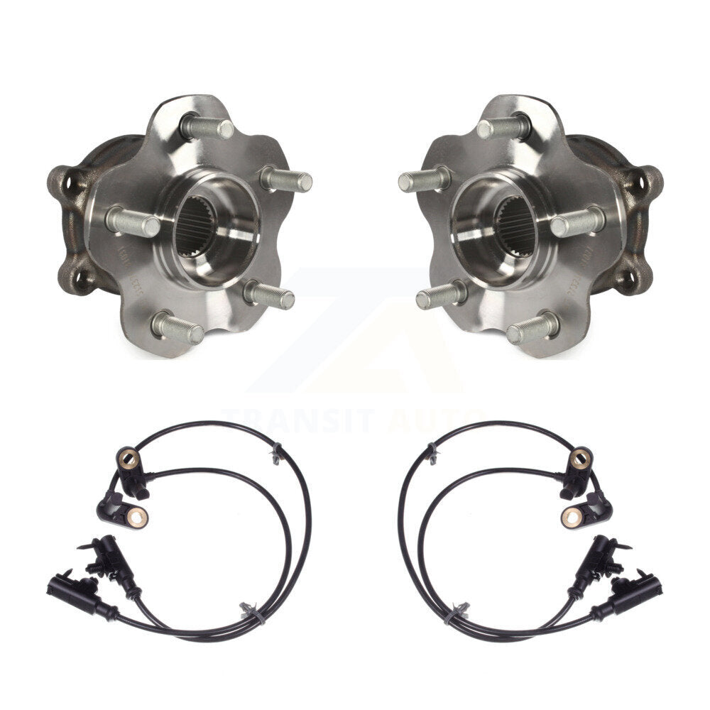Wheel Hub Bearing Sensor Rear Kit For INFINITI G35 G25 M35 M45 Q40 with Harness