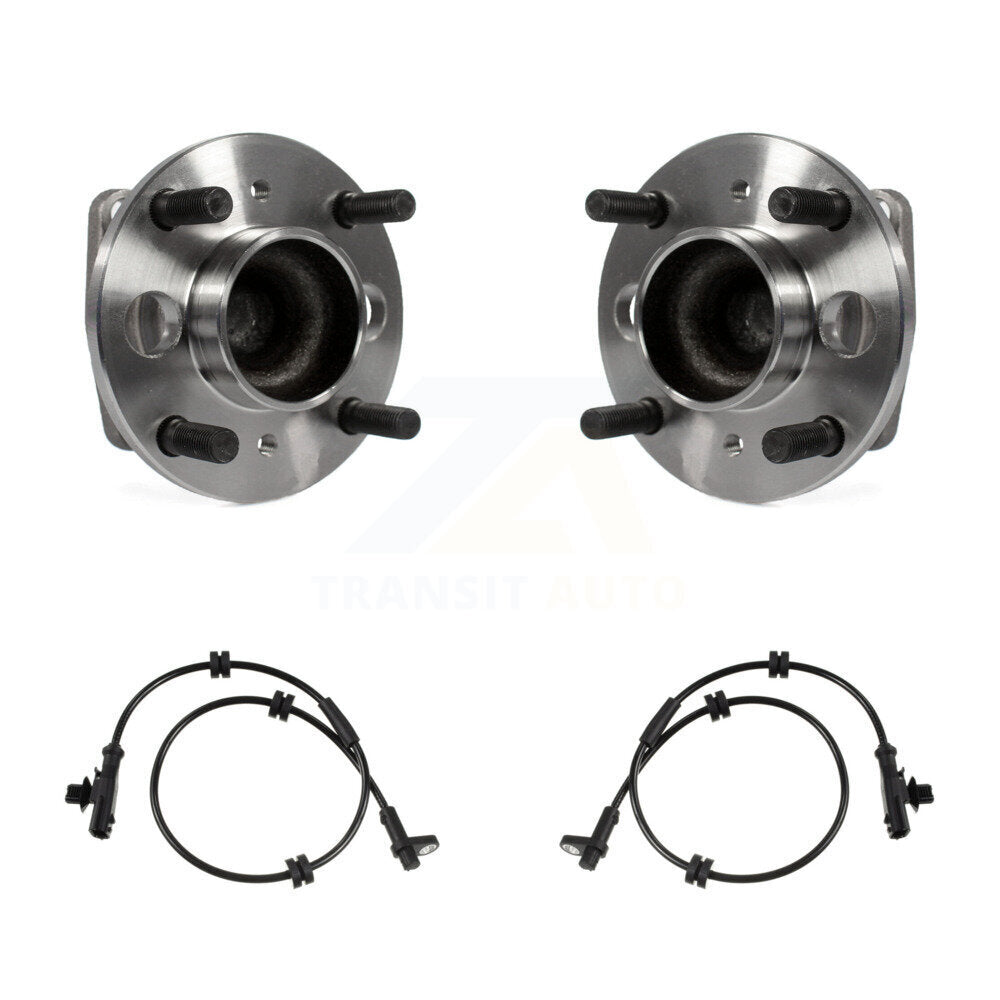 Wheel Hub Bearing Sensor Rear Kit For 11 Ford Fiesta To 01 2011 with Harness