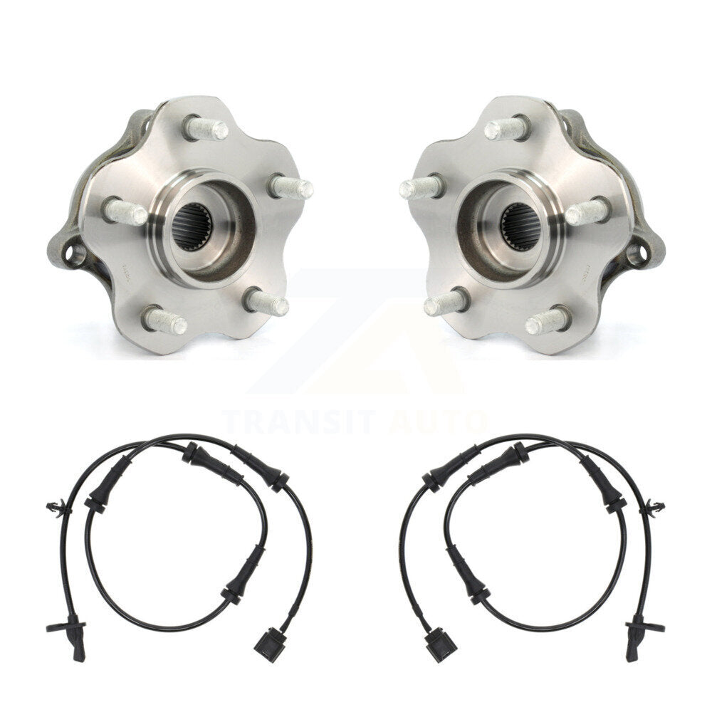 Wheel Hub Bearing ABS Sensor Rear Kit For Nissan Juke AWD with 1.6L Harness