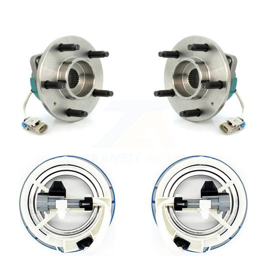 Wheel Hub Bearing And Extra ABS Sensor Rear Kit For Cadillac CTS STS