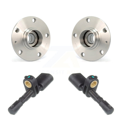 Wheel Hub Bearing Sensor Rear Kit For Volkswagen Golf Jetta GTI SportWagen Audi