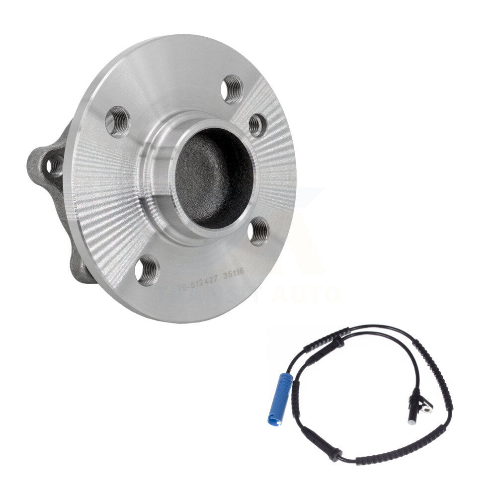 Wheel Hub Bearing & Sensor Rear Kit For 07-15 Mini Cooper 1.6L with 4-Wheel ABS