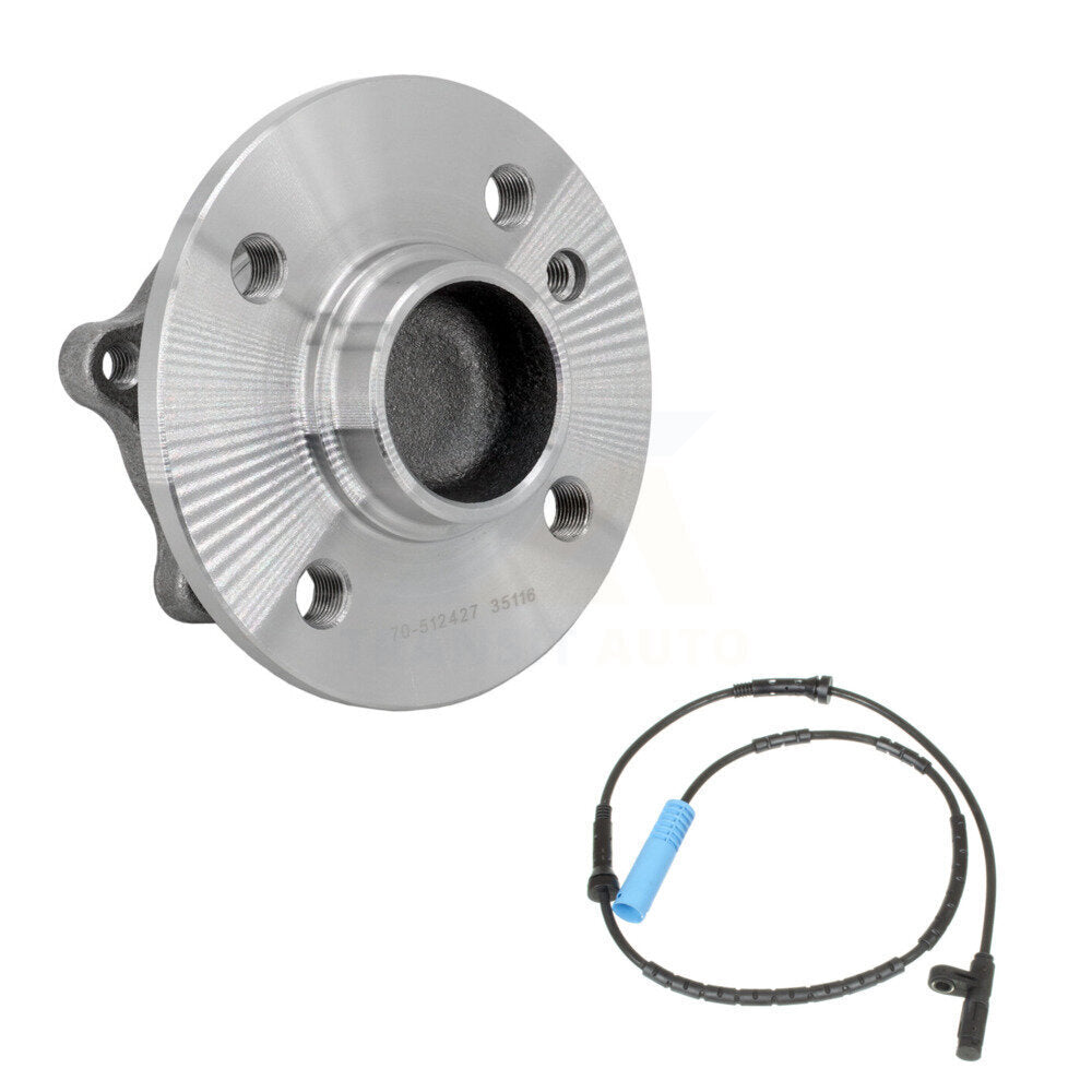 Wheel Hub Bearing & Sensor Rear Kit For 07-08 Mini Cooper 1.6L with 4-Wheel ABS