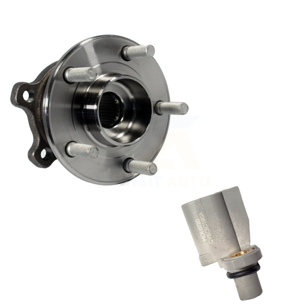 Wheel Hub Bearing And ABS Sensor Rear Kit For Ford Escape Lincoln MKC