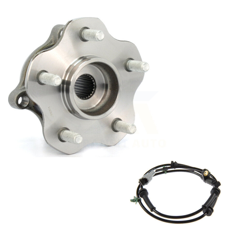 Wheel Hub Bearing And ABS Sensor Rear Kit For Nissan Rogue with Harness