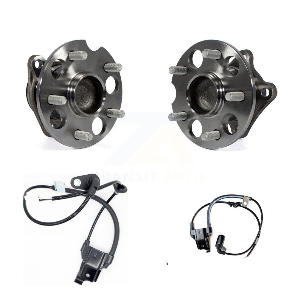 Wheel Hub Bearing & Extra ABS Sensor Rear Kit For 2016 Toyota Venza with Harness