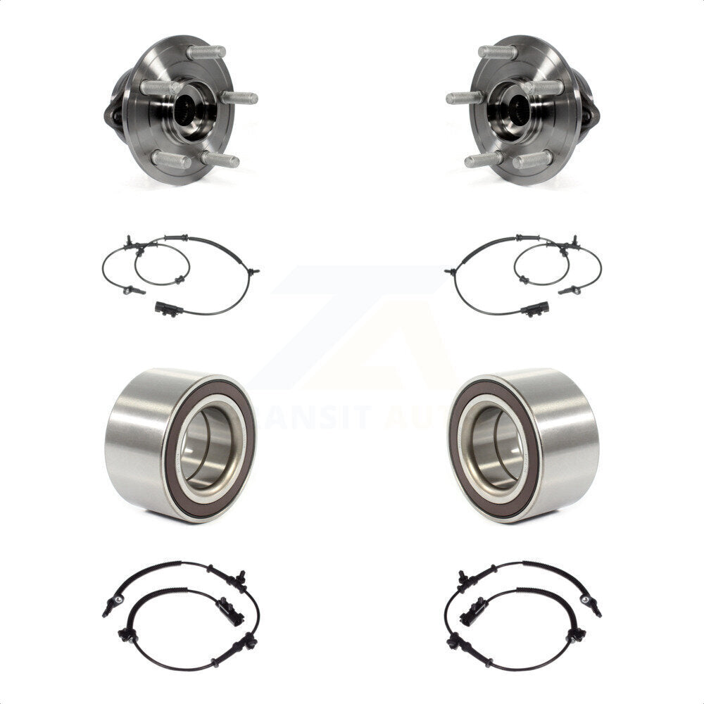 Wheel Bearing & ABS Sensor Front Rear Kit For Jeep Grand Cherokee Dodge Durango