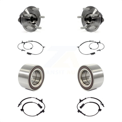 Wheel Bearing & ABS Sensor Front Rear Kit For Jeep Grand Cherokee Dodge Durango