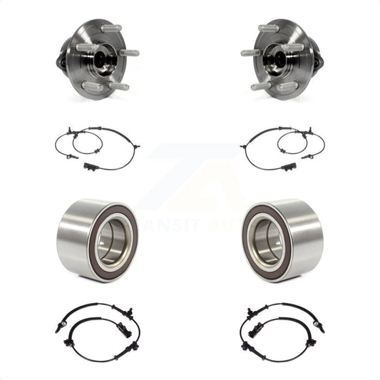 Wheel Bearing & ABS Sensor Front Rear Kit For Jeep Grand Cherokee Dodge Durango