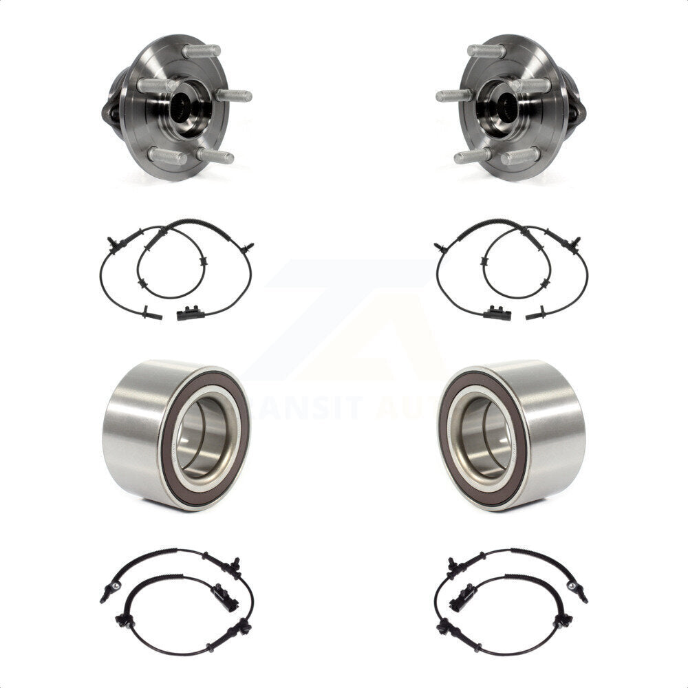 Wheel Bearing & ABS Sensor Front Rear Kit For Jeep Grand Cherokee Dodge Durango