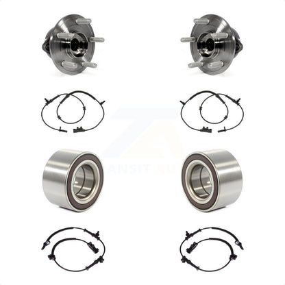 Wheel Bearing & ABS Sensor Front Rear Kit For Jeep Grand Cherokee Dodge Durango