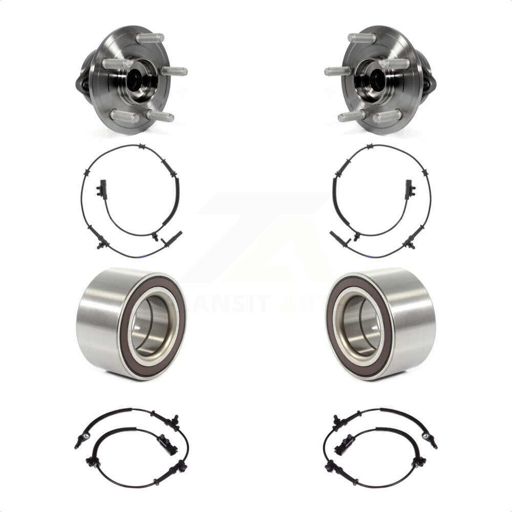 Wheel Bearing ABS Sensor Front Rear Kit For Jeep Grand Cherokee Dodge Durango WK