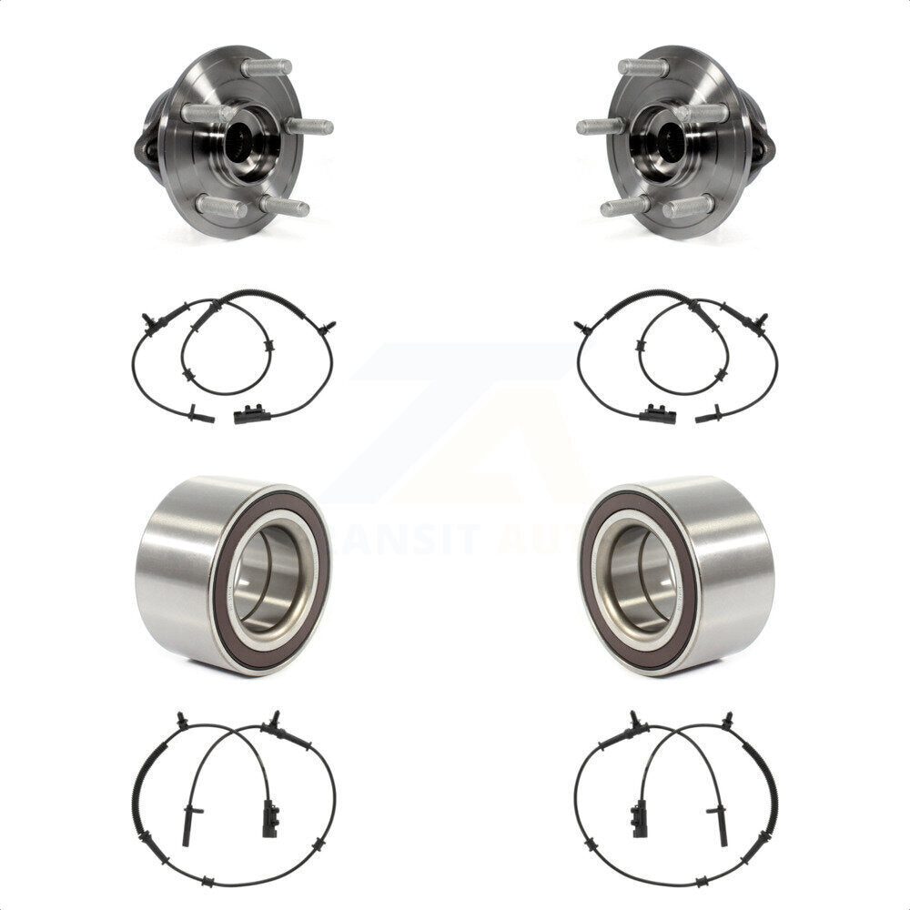 Wheel Bearing & Sensor Front Rear Kit For 2016 Jeep Grand Cherokee with Harness