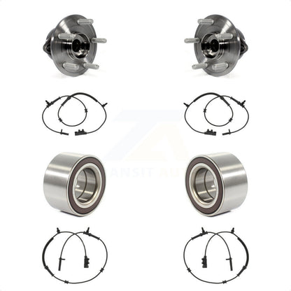 Wheel Bearing & Sensor Front Rear Kit For 2016 Jeep Grand Cherokee with Harness