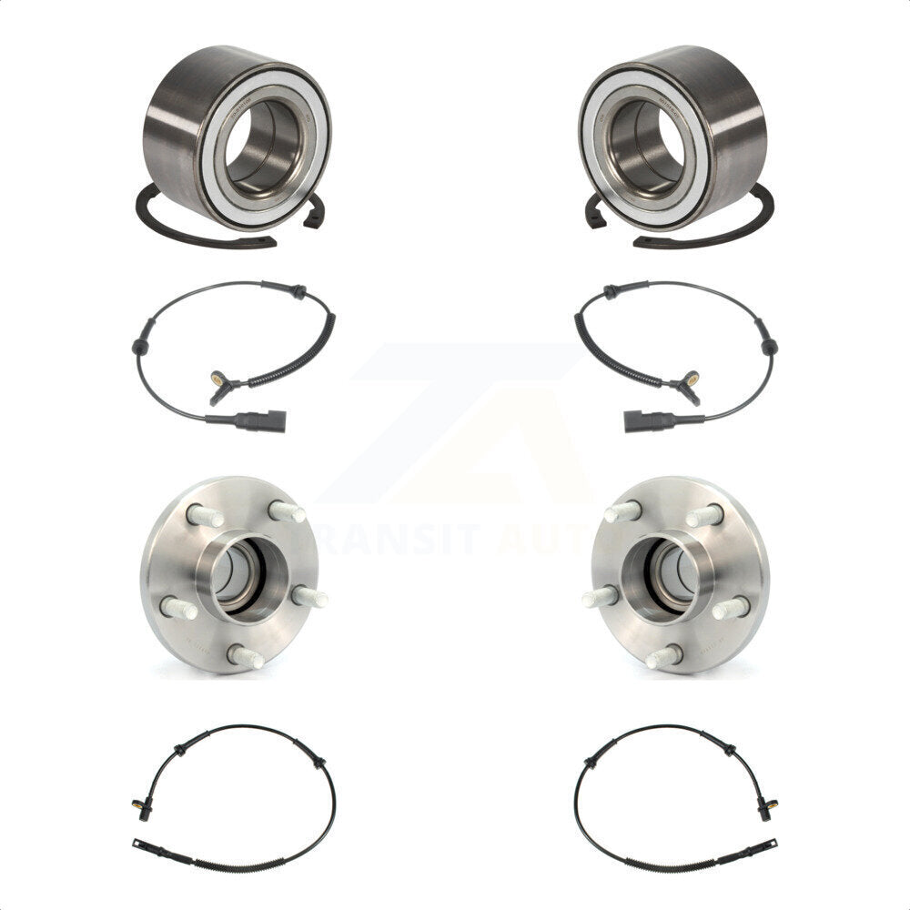 Wheel Bearing And ABS Sensor Front Rear Kit For Ford Transit Connect