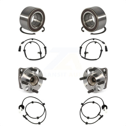 Wheel Bearing Sensor Front Rear Kit For 2011-2014 Mazda 2 1.5L with 4-Wheel ABS