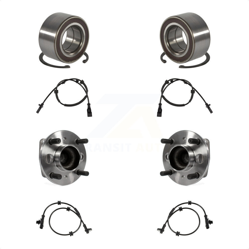 Wheel Bearing & Sensor Front Rear Kit For Ford Fiesta To 01 11 2011 with Harness