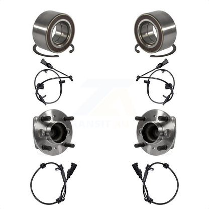Wheel Bearing & ABS Sensor Front Rear Kit For Ford Fiesta 1.6L with 4-Wheel