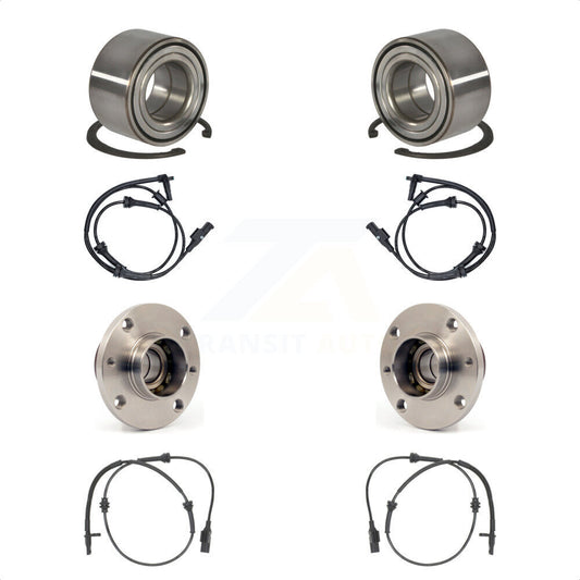 Wheel Bearing And ABS Sensor Front Rear Kit For Fiat 500