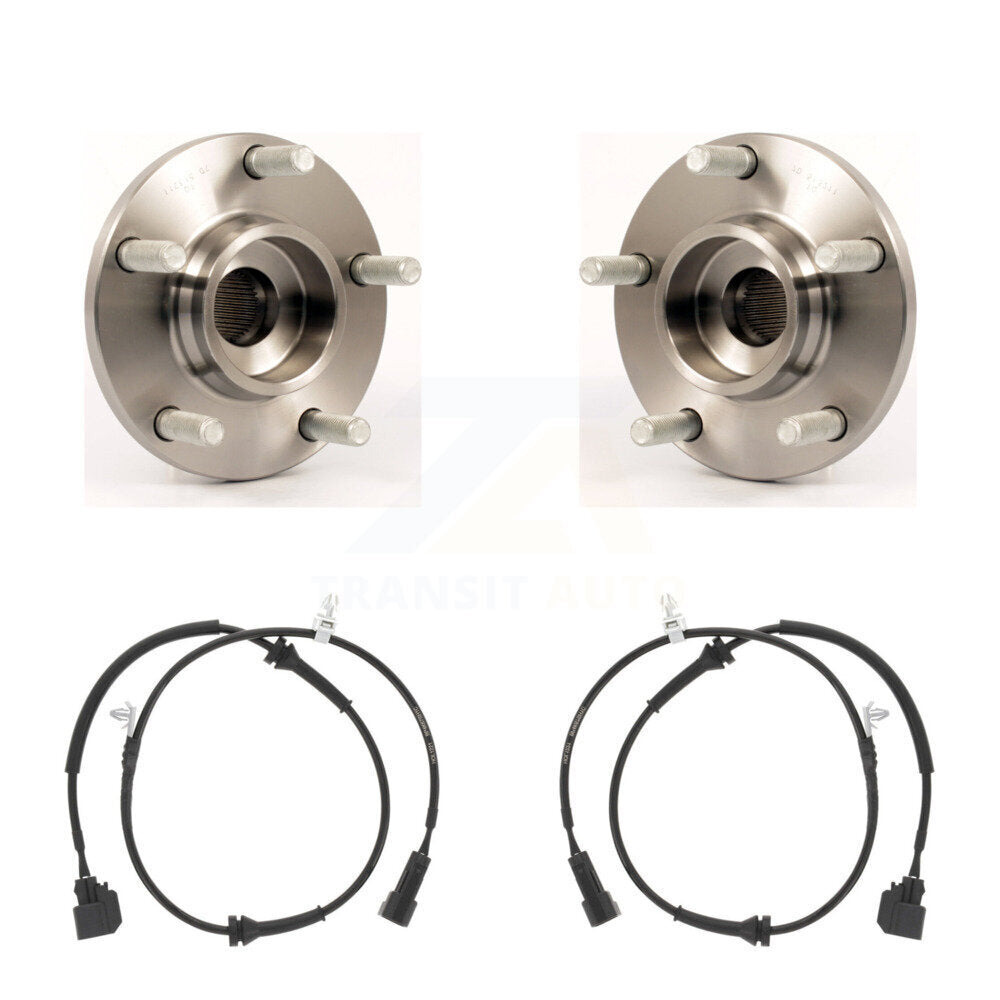 Wheel Hub Bearing And ABS Sensor Front Kit For Mazda 3
