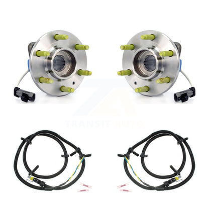 Wheel Hub Bearing And Extra ABS Sensor Front Kit For 2004-2009 Cadillac SRX AWD