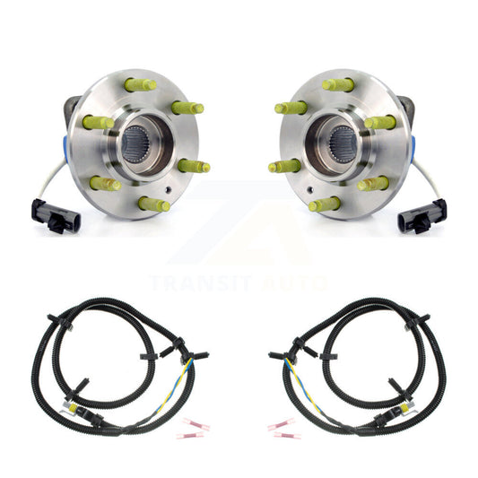 Wheel Hub Bearing And Extra ABS Sensor Front Kit For 2004-2009 Cadillac SRX AWD